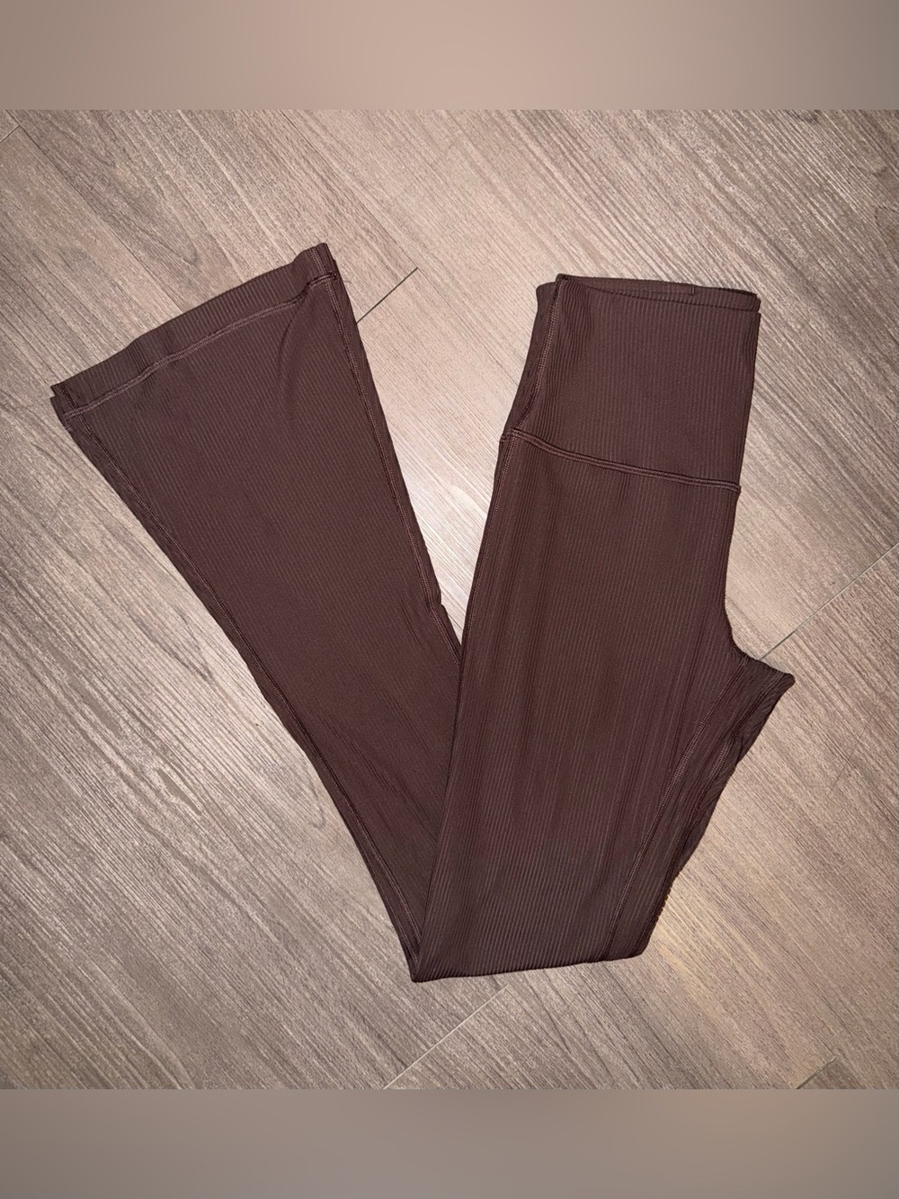 Donating soon- LULULEMON W5GA8S Align High-Rise Ribbed Flared Pant